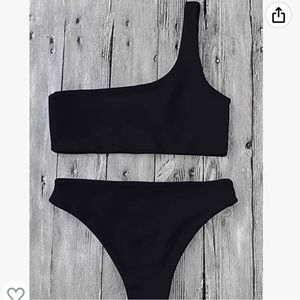 NWT ZAFUL ONE SHOULDER BIKINI